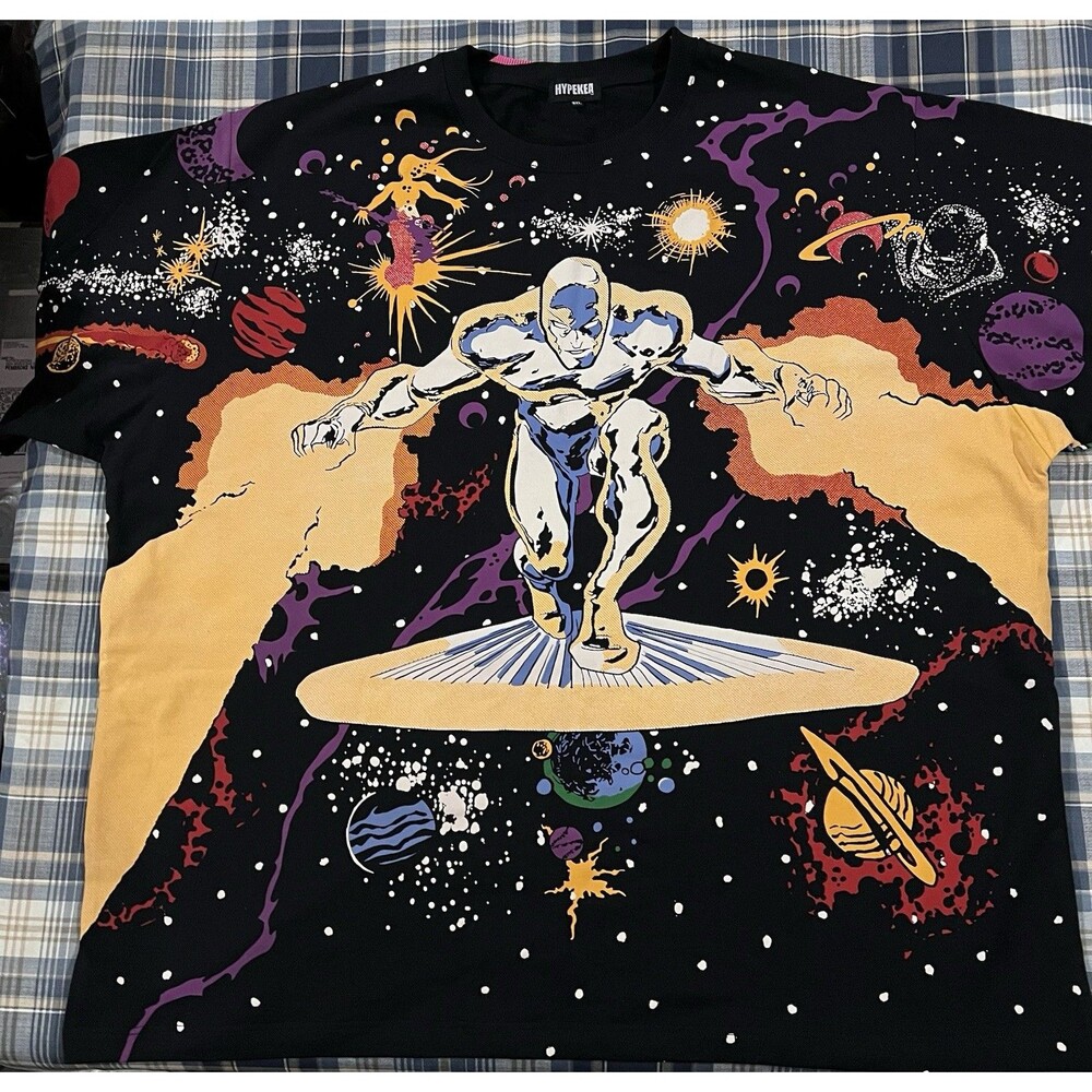 Silver Surfer vs Galactus Hypekea The Betrayal AOP T-Shirt XXXL 3XL Marvel